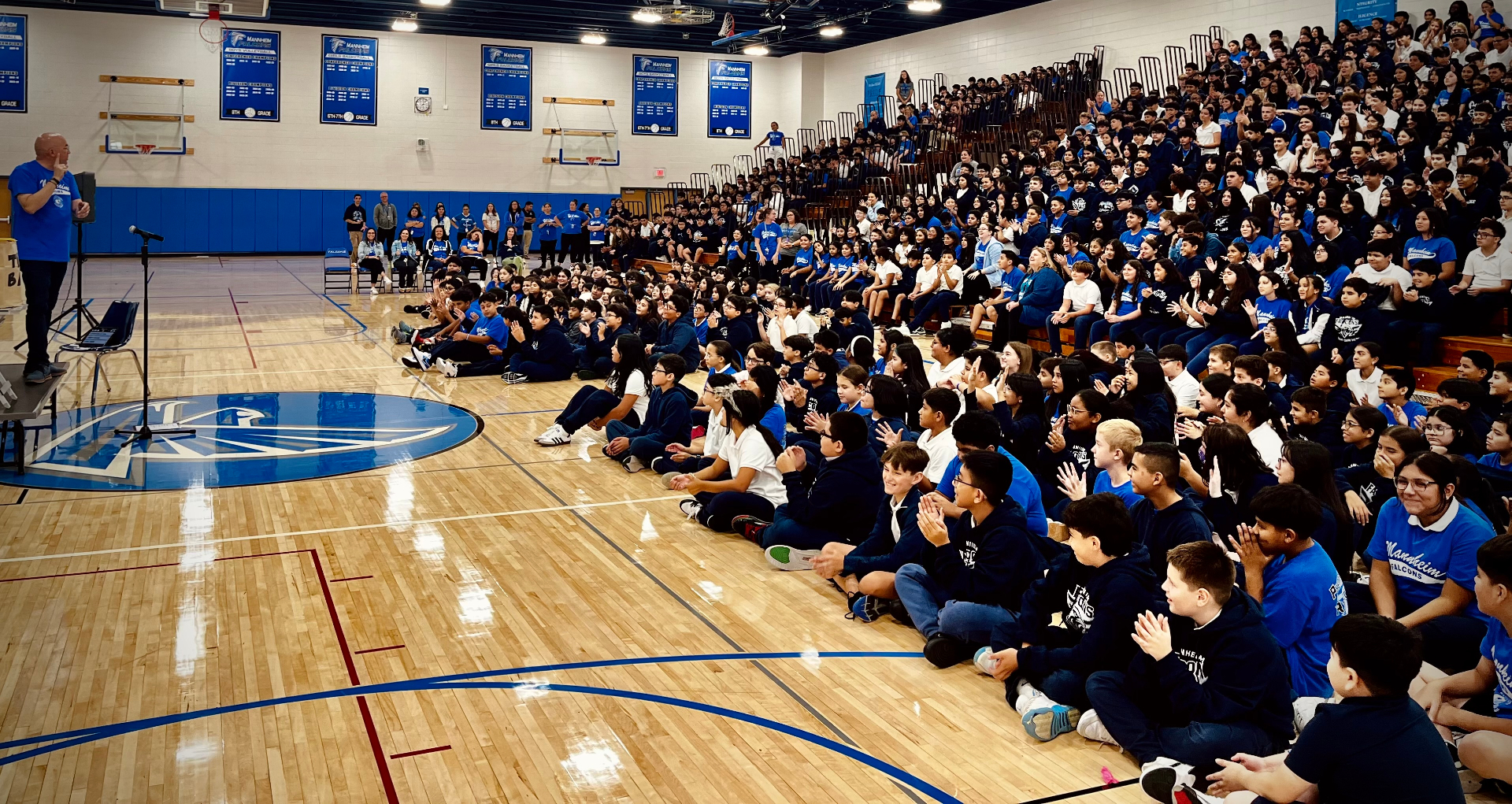 Middle school assembly